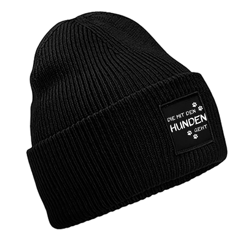 Deep Cuffed Beanie - Die mit den Hunden geht 2 – Bild 5