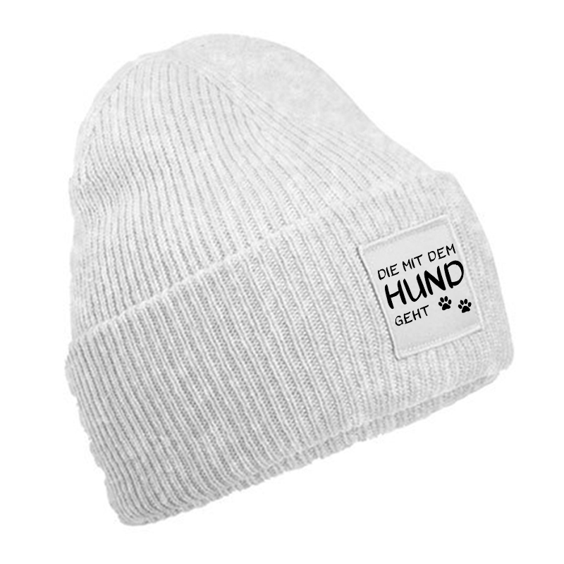 Deep Cuffed Beanie - Die mit dem Hund geht 2 – Bild 4