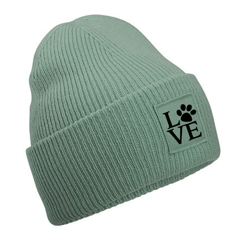 Deep Cuffed Beanie - Love Paw 2 – Bild 4