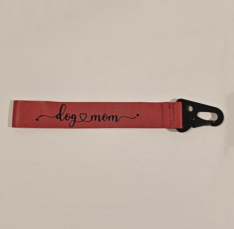 Schlüsselanhänger – rot – dogmom