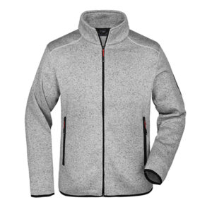 Light Grey Melange / Red