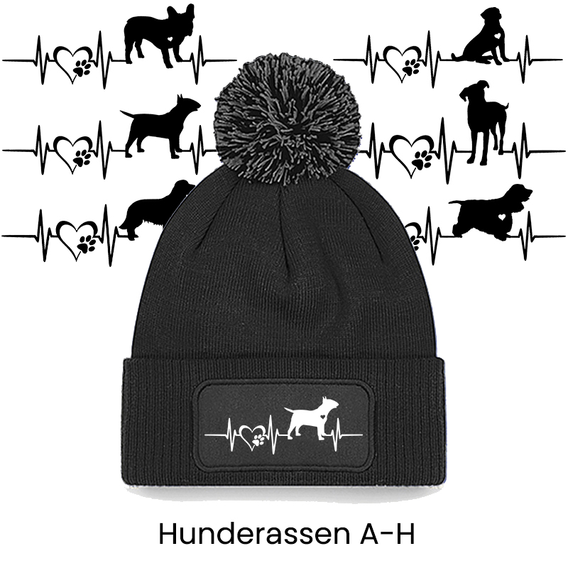 Bommelmütze - Herzschlag "Hunderasse" A-H – Bild 4