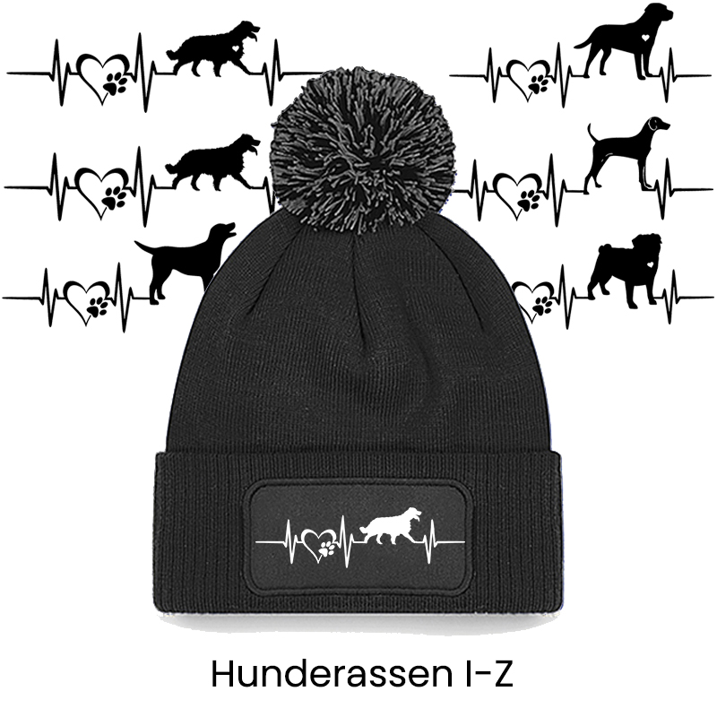 Bommelmütze – Herzschlag “Hunderasse” I-Z