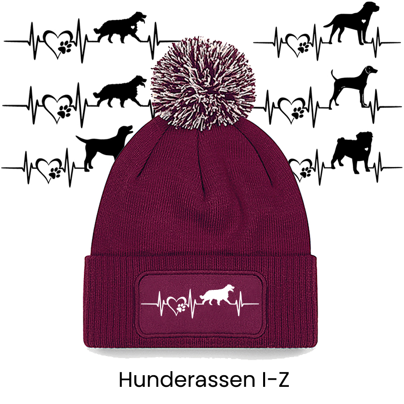 Bommelmütze - Herzschlag "Hunderasse" I-Z – Bild 3