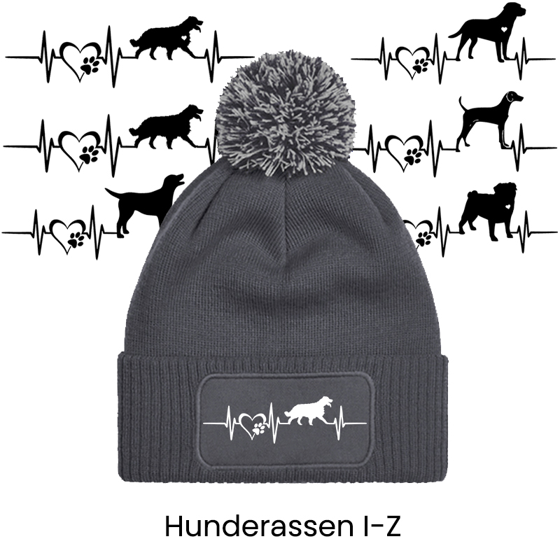 Bommelmütze - Herzschlag "Hunderasse" I-Z – Bild 4