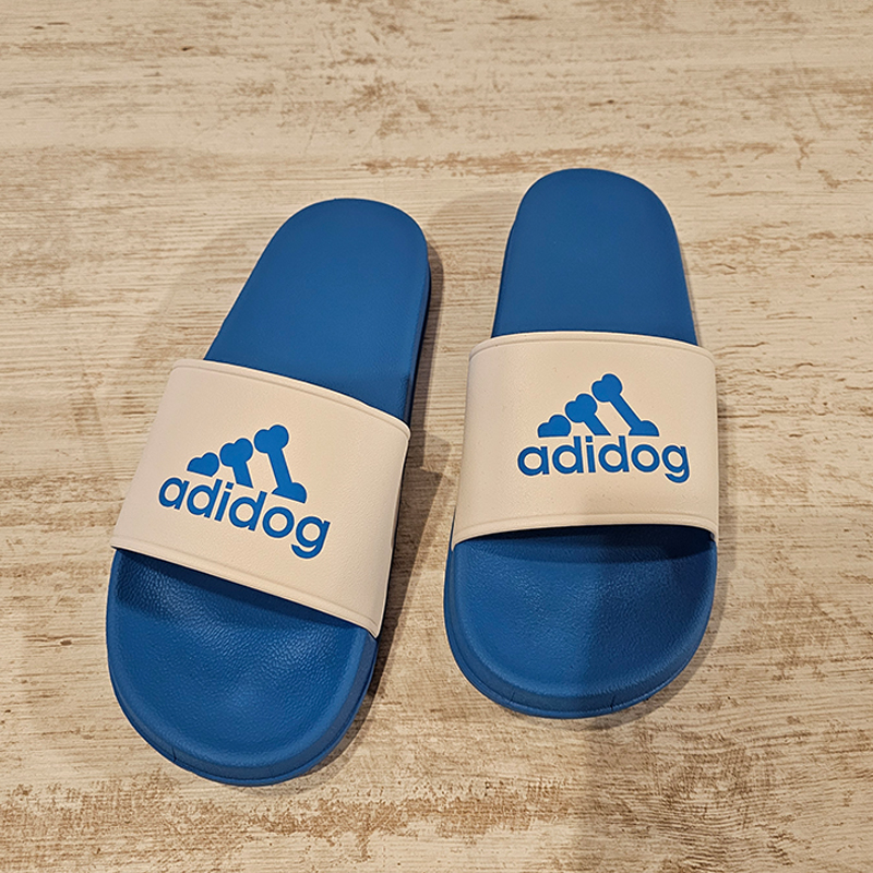 Slippers adidog – blau – Gr.44-45