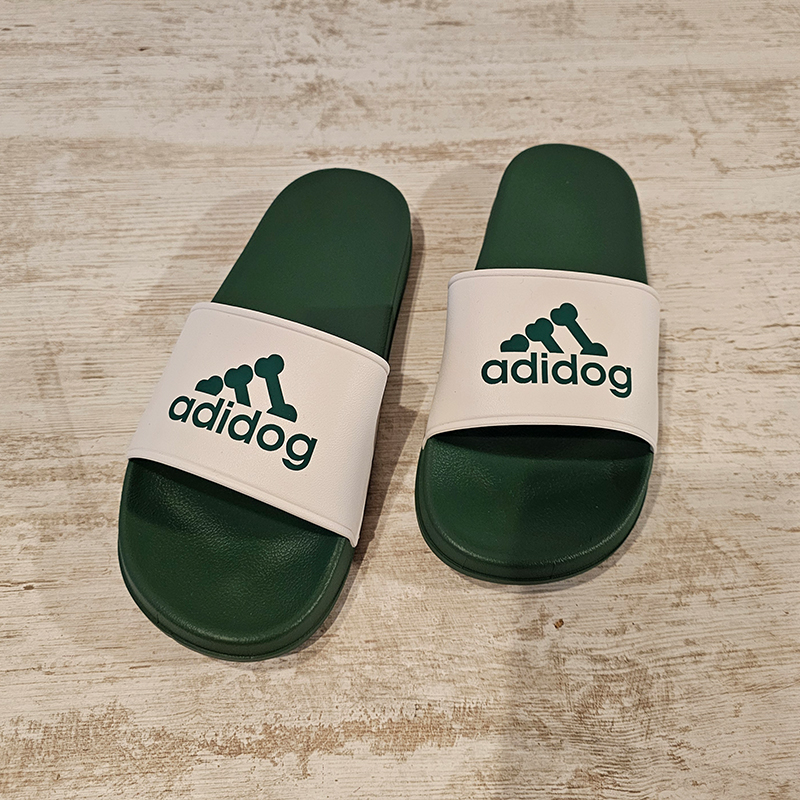 Slippers adidog – grün – Gr.42-43