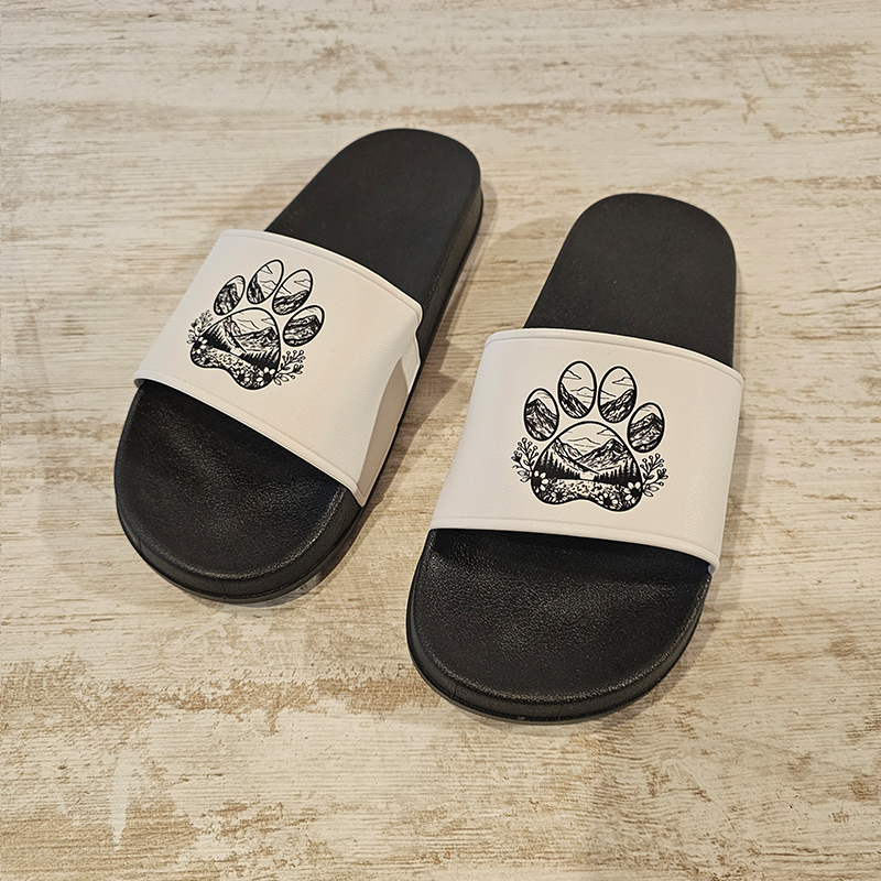 Slippers Pfote Berge- schwarz – Gr.42-43