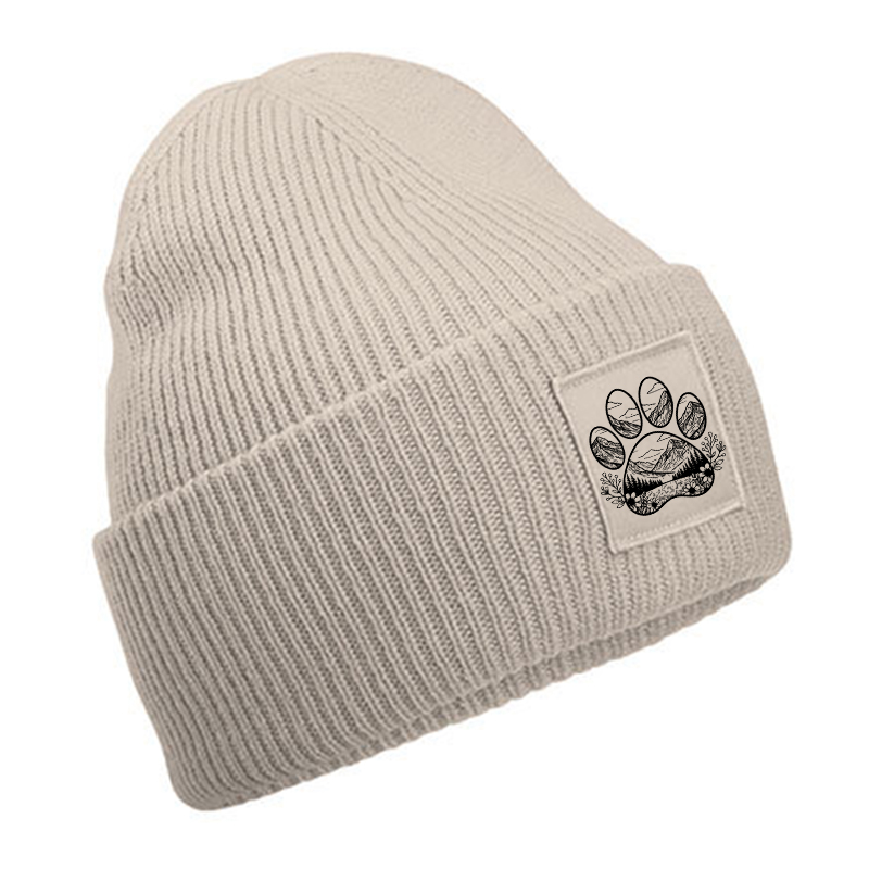 Deep Cuffed Beanie - Mountain Paw