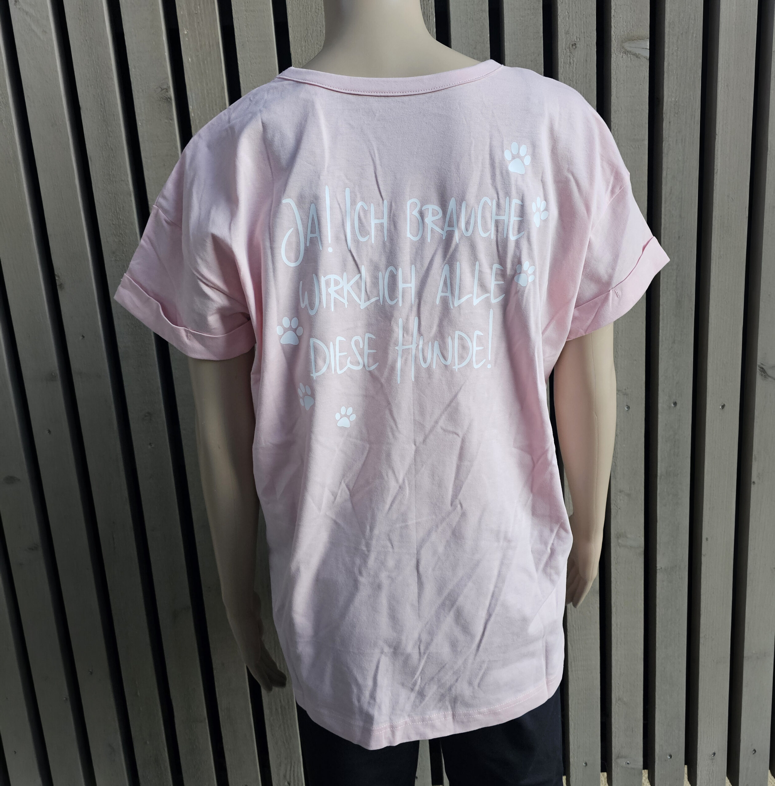 Boyfriend T - Ja ich bruche alle diese Hunde - soft pink