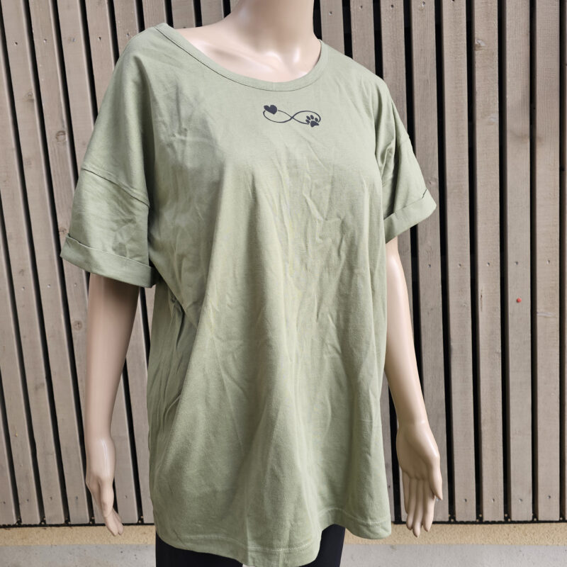 Boyfriend T – Seite an Seite – olive
