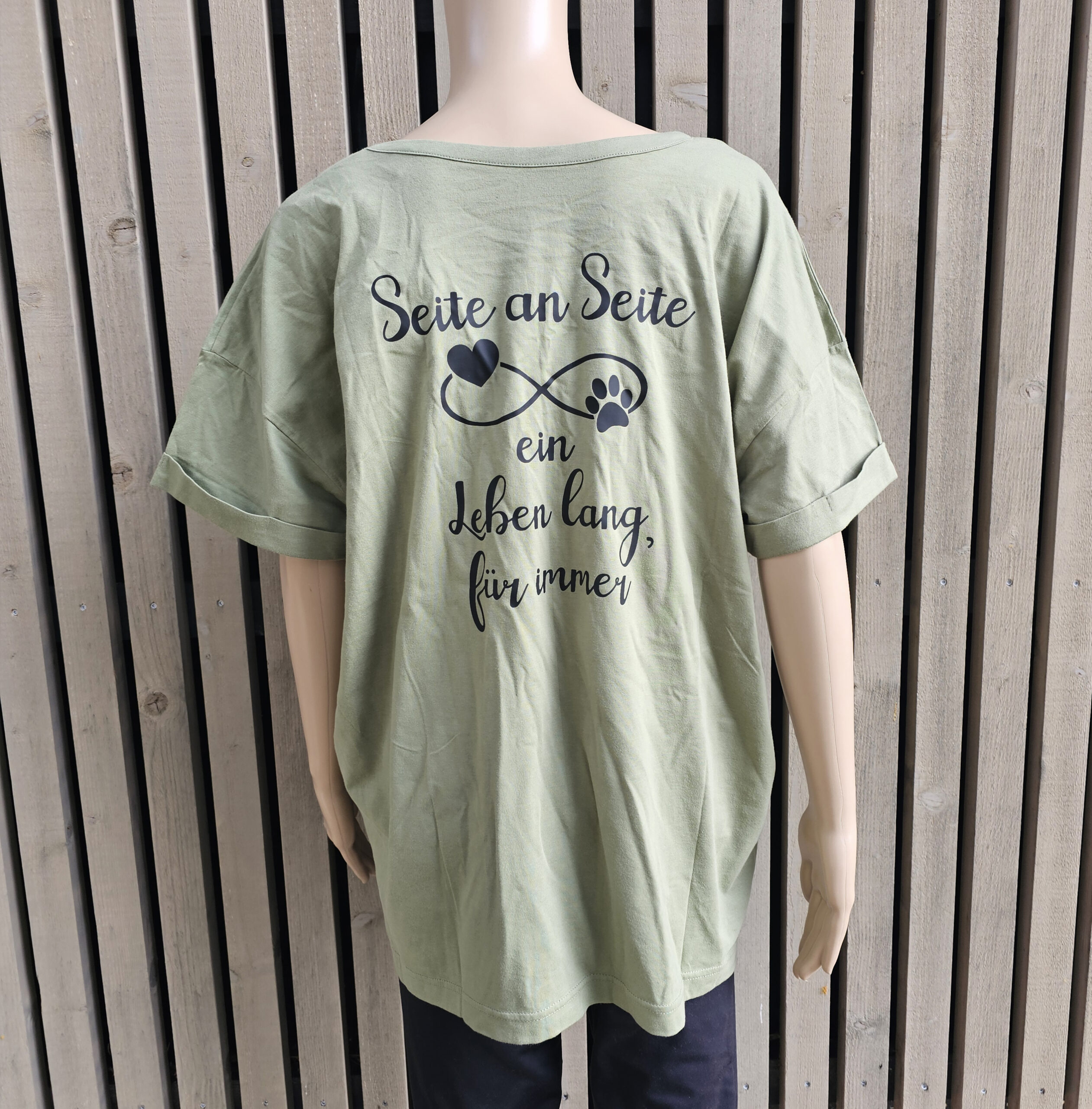Boyfriend T - Seite an Seite - olive – Bild 2